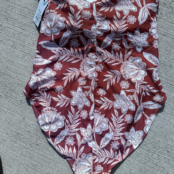 Shade & Shore One Piece Swimsuit - strapless NWT - Picture 6 of 6